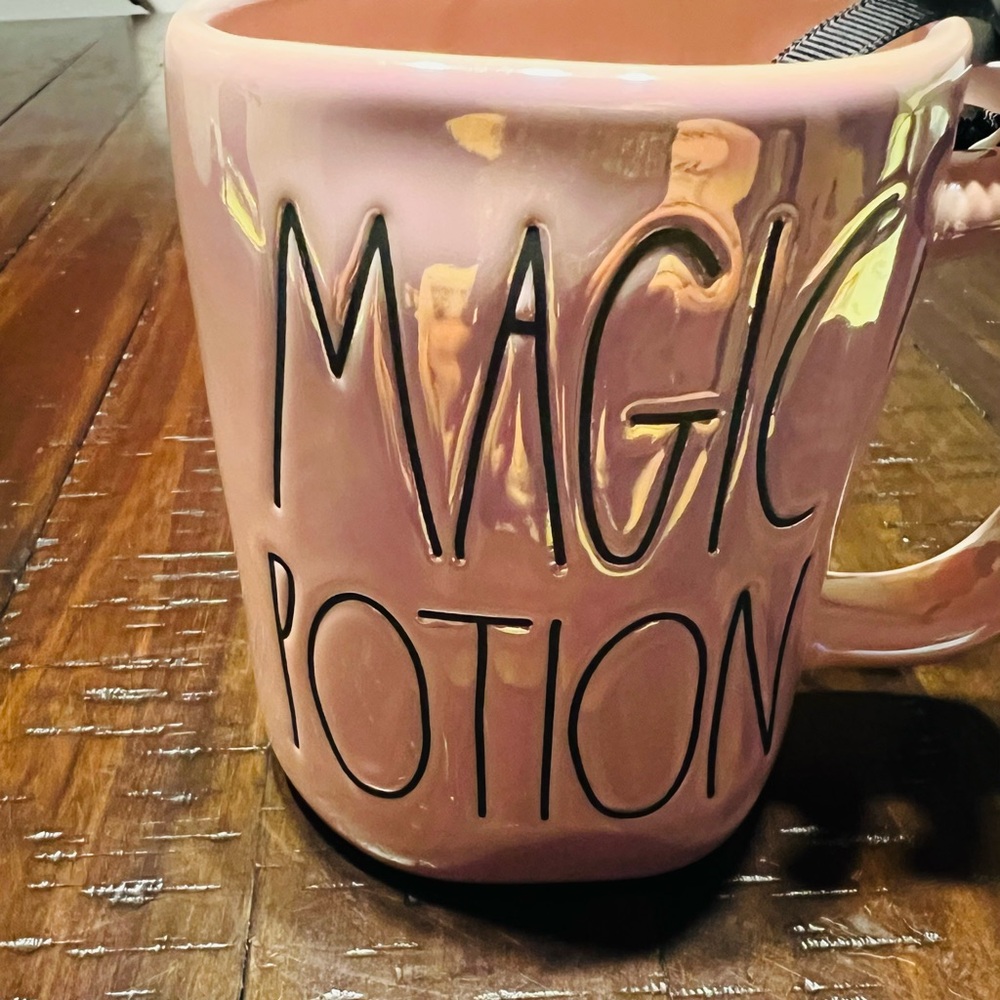 Rae Dunn “Magic Potion” Iridescent Pink Mug